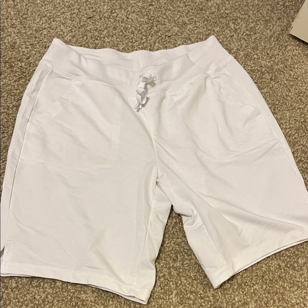 Athletic Works White Men's Athletic Shorts